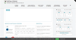 Desktop Screenshot of cerkno.si